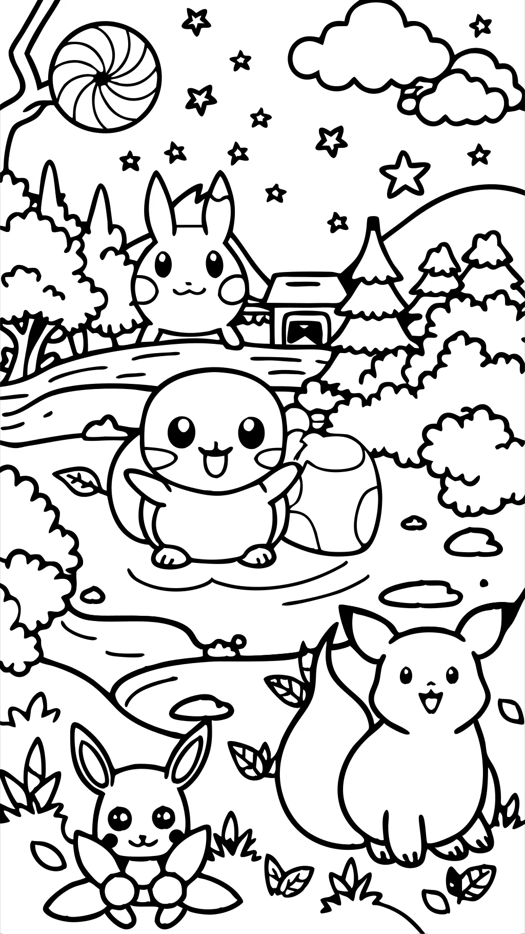 pokemon coloring pages print